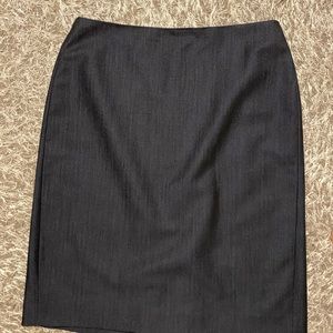 Anne Klein Blue Blackish Skirt Work Professional Classic Size 10 EUC
